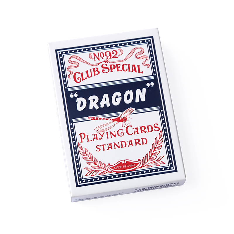 Dragon playing cards,black core deluxe paper materil