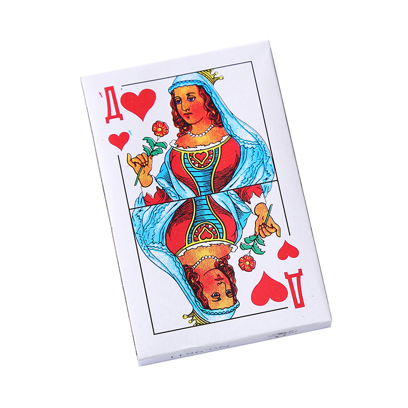 Russian design playing cards with paper cards 36 cards